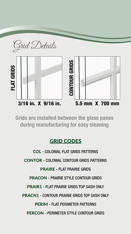 prairie window grid